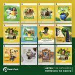 Pack 30 Artes editáveis no canva - 7 de Setembro - Imagem 4