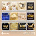 Pack 30 Artes editáveis no canva - Ano novo - Imagem 3