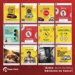 Pack 30 Artes editáveis no canva - Auto escola +Stories - Imagem 2