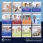 Pack 30 Artes editáveis no canva - Fonoaudiólogo - Imagem 2