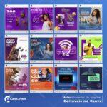 Pack 40 Artes editáveis no canva - Provedor de internet +Stories - Imagem 2