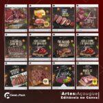 Pack 40 Artes editáveis no canva - Açougue +Stories - Imagem 4