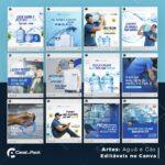 Pack 40 Artes editáveis no canva - Distribuidora de Água e Gás +Stories - Imagem 3