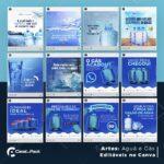 Pack 40 Artes editáveis no canva - Distribuidora de Água e Gás +Stories - Imagem 2