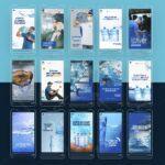 Pack 40 Artes editáveis no canva - Distribuidora de Água e Gás +Stories - Imagem 5