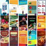 40 Stories Animados Food e Delivery Editáveis After Effects - Imagem 4