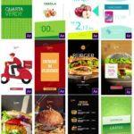40 Stories Animados Food e Delivery Editáveis After Effects - Imagem 3
