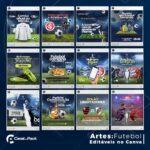 Pack 45 Artes editáveis no canva - Futebol +Stories - Imagem 5