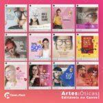 Pack 45 Artes editáveis no canva - Óticas +Stories - Imagem 7