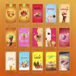 Pack 50 Artes editáveis no canva - Sorveteria +Stories - Imagem 7