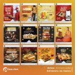 Pack 60 Artes editáveis no canva - Alimentação +Stories - Imagem 3