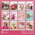 Pack 50 Artes editáveis no canva - Dia das mães+Stories - Imagem 3