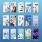 Pack 50 Artes editáveis no canva - Farmácia +Stories - Imagem 8