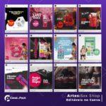 Pack 50 Artes editáveis no canva - Sexshop - Imagem 3