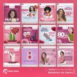 Pack 59 Artes editáveis no canva - Dia da mulher - Imagem 5