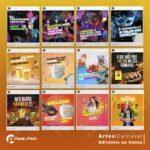 Pack 55 Artes editáveis no canva - Carnaval +Stories - Imagem 5