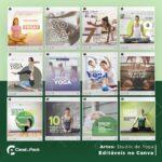 Pack 60 Artes editáveis no canva - Studio de Yoga +Stories - Imagem 4