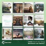 Pack 60 Artes editáveis no canva - Studio de Yoga +Stories - Imagem 9