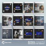 Pack 60 Artes editáveis no canva - Coach +Stories - Imagem 2