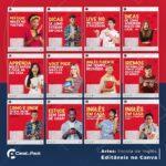 Pack 60 Artes editáveis no canva - Escola de inglês +Legendas - Imagem 6