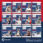 Pack 60 Artes editáveis no canva - Escola de inglês +Legendas - Imagem 5