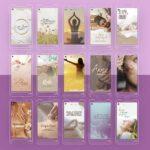 Pack 60 Artes editáveis no canva - Terapia Holística +Stories - Imagem 9