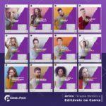 Pack 60 Artes editáveis no canva - Terapia Holística +Legendas - Imagem 4