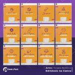 Pack 60 Artes editáveis no canva - Terapia Holística +Legendas - Imagem 2