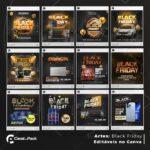Pack 65 Artes editáveis no canva - Black Friday +Stories - Imagem 2