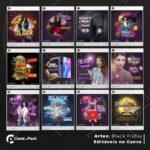 Pack 65 Artes editáveis no canva - Black Friday +Stories - Imagem 4