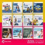Pack 65 Artes editáveis no canva - Escola +Stories - Imagem 4