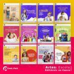 Pack 65 Artes editáveis no canva - Escola +Stories - Imagem 2