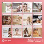 Pack 70 Artes editáveis no canva - Estética +Stories - Imagem 5