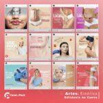 Pack 70 Artes editáveis no canva - Estética +Stories - Imagem 8