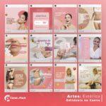 Pack 70 Artes editáveis no canva - Estética +Stories - Imagem 2