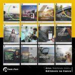 Pack 70 Artes editáveis no canva - Mobilidade Urbana +Stories - Imagem 6