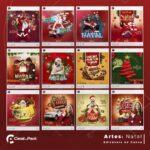 Pack 70 Artes editáveis no canva - Natal +Stories - Imagem 2