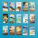 Pack 70 Artes editáveis no canva - Agência de Viagens +Stories - Imagem 7
