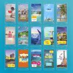 Pack 70 Artes editáveis no canva - Agência de Viagens +Stories - Imagem 6