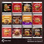 Pack 75 Artes editáveis no canva - Hamburgueria +Stories - Imagem 5