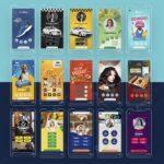 Pack 80 Artes editáveis no Canva - Cartões interativos - Imagem 3