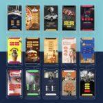Pack 80 Artes editáveis no Canva - Cartões interativos - Imagem 2