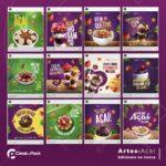 Pack 80 Artes editáveis no canva - Açaí +Stories - Imagem 2