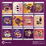 Pack 80 Artes editáveis no canva - Açaí +Stories - Imagem 5