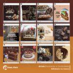 Pack 80 Artes editáveis no canva - Doceteria e Confeitaria +Stories - Imagem 5