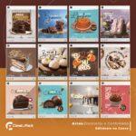 Pack 80 Artes editáveis no canva - Doceteria e Confeitaria +Stories - Imagem 2