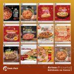 Pack 80 Artes editáveis no canva - Pizzaria +Stories - Imagem 5