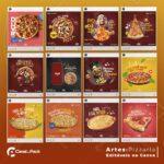Pack 80 Artes editáveis no canva - Pizzaria +Stories - Imagem 6