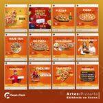 Pack 80 Artes editáveis no canva - Pizzaria +Stories - Imagem 3