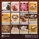 Pack 90 Artes editáveis no canva - Páscoa +Stories - Imagem 5